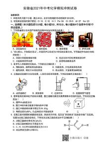 2021年安徽省中考化学模拟冲刺试卷(PDF版)