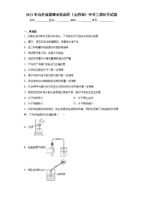 2021年山东省淄博市张店区（五四制）中考二模化学试题（word版 含答案）