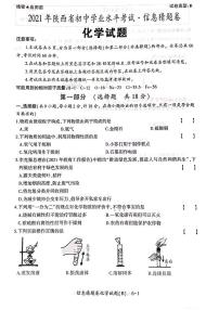 2021年陕西省初中学业水平考试化学信息猜题卷B