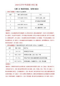 2021年化学中考真题分类汇编详解通用卷 专题18 物质的检验、鉴别与除杂（2）