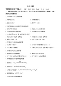 湖北省黄石市2021年中考化学试题及答案解析 (原卷+解析卷)