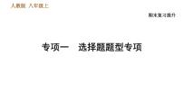 人教版八年级上册历史习题课件 期末复习提升之专项训练 专项一　选择题题型专项