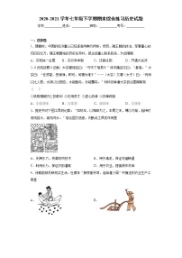 河北省石家庄市平山县2020-2021学年七年级下学期期末综合练习历史试题(word版含答案)