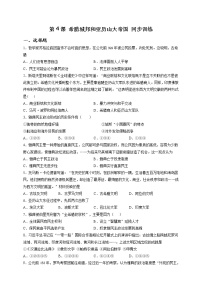 历史九年级上册第二单元 古代欧洲文明第4课 希腊城邦和亚历山大帝国综合训练题