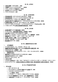 部编人教版九年级历史上册知识点汇总