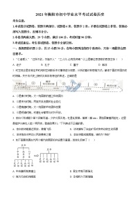 2021年湖南省衡阳市中考历史试题（原卷+解析）