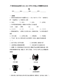 广西河池市宜州区2021-2022学年七年级上学期期中历史试题(word版 含答案)
