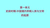 2022 云南 历史 中考复习 第一单元 史前时期：中国境内早期人类与文明的起源 课件