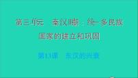 初中历史人教部编版七年级上册第十三课 东汉的兴衰习题课件ppt