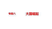 2022年河南中考历史二轮专题复习课件：专题8大国崛起