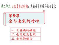 人教部编版七年级下册第8课 金与南宋的对峙示范课课件ppt