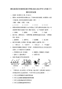 湖北省武汉市新洲区部分学校2020-2021学年七年级（下）期中历史试卷（含解析）