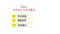 广西北部湾经济区专题三中外民主与法治建设复习课件2022中考考点专项突破