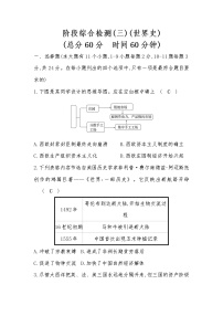 河北省2022年中考历史统编版复习训练：阶段综合检测（三）世界史