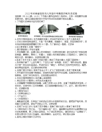 2022年河南省洛阳市九年级中考模拟冲刺历史试卷(含答案)