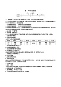 部编版七年级历史下册 第二单元检测卷