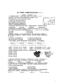 2022年江苏省盐城市中考二模历史试卷无答案）