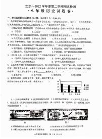 安徽省芜湖市无为市2021-2022学年八年级下学期期末考试历史试题 含答案