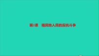 初中历史人教部编版九年级下册第1课 殖民地人民的反抗斗争教学ppt课件