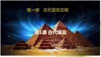 初中历史人教部编版九年级上册第一单元 古代亚非文明第1课 古代埃及课堂教学ppt课件