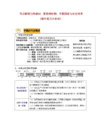 考点梳理与突破02  夏商周时期：早期国家与社会变革-2022-2023学年七年级历史上学期期中期末考点大串讲（部编版）