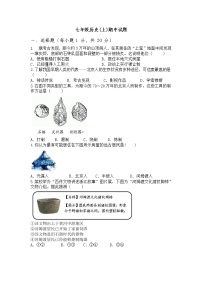 河南省确山县新安店镇中2022-2023学年七年级上学期期中历史试题（含答案）