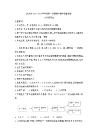 陕西省咸阳市武功县2022-2023学年部编版九年级上学期期中考试历史试题(含答案)