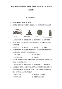 2022-2023学年湖南省常德市临澧县九年级（上）期中历史试卷（含解析）