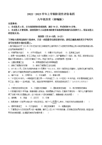 河南省安阳市2022-2023学年九年级上学期期末历史试题(含答案)