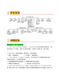 专题08  第一次世界大战和战后初期的世界-备战 2022-2023 九年级历史上学期期末考试真题汇编（部编版）