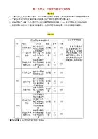 初中历史中考复习 中考历史总复习第一编教材过关模块3中国现代史第15单元中国特色社会主义道路试题