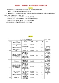 初中历史中考复习 中考历史总复习第一编教材过关模块1中国古代史第4单元明清时期统一多民族国家的巩固与发展试题