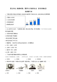 初中历史中考复习 专题05  隋唐时期：繁荣与开放的时代（测试）