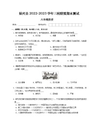 广东省韶关市始兴县三校联盟2022-2023学年八年级上学期期末测试历史试题(含答案)