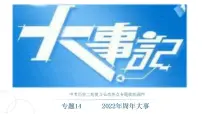 中考历史二轮复习长效热点专题课件--专题14 2022年周年大事