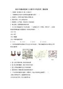 2023年陕西省西工大附中中考历史二模试卷（含解析）