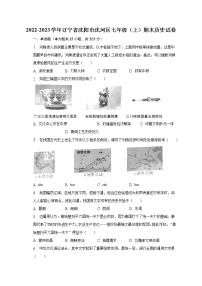 2022-2023学年辽宁省沈阳市沈河区七年级（上）期末历史试卷（含解析）