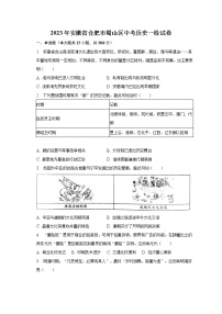 2023年安徽省合肥市蜀山区中考历史一检试卷（含解析）