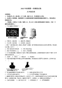 2023年河南省南阳市淅川县中考一模历史试题（含答案）