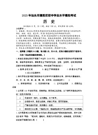 2023年广东省汕头市潮阳区九年级中考模拟历史试题