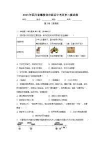 2023年四川省攀枝花市西区中考历史二模试卷（含解析）