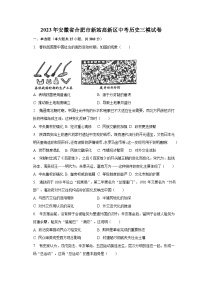 2023年安徽省合肥市新站高新区中考历史三模试卷-普通用卷