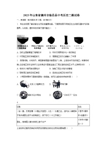 2023年山东省德州市临邑县中考历史二模试卷（含解析）