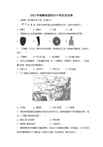 2023年湖南省岳阳市中考历史试卷（含解析）