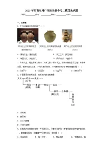 2023年河南省周口市扶沟县中考二模历史试题(含解析)
