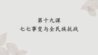 初中历史人教部编版八年级上册第六单元 中华民族的抗日战争第19课 七七事变与全民族抗战备课课件ppt