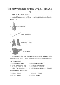 2022-2023学年河北省张家口市宣化区七年级（上）期末历史试卷（含解析）