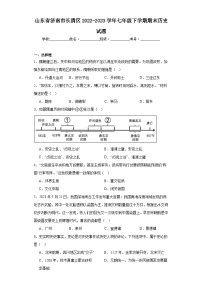山东省济南市长清区2022-2023学年七年级下学期期末历史试题（含答案）