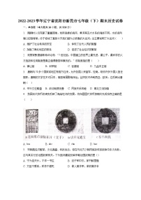 2022-2023学年辽宁省沈阳市新民市七年级（下）期末历史试卷（含解析）