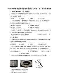 2022-2023学年陕西省榆林市榆阳区七年级（下）期末历史试卷（含解析）